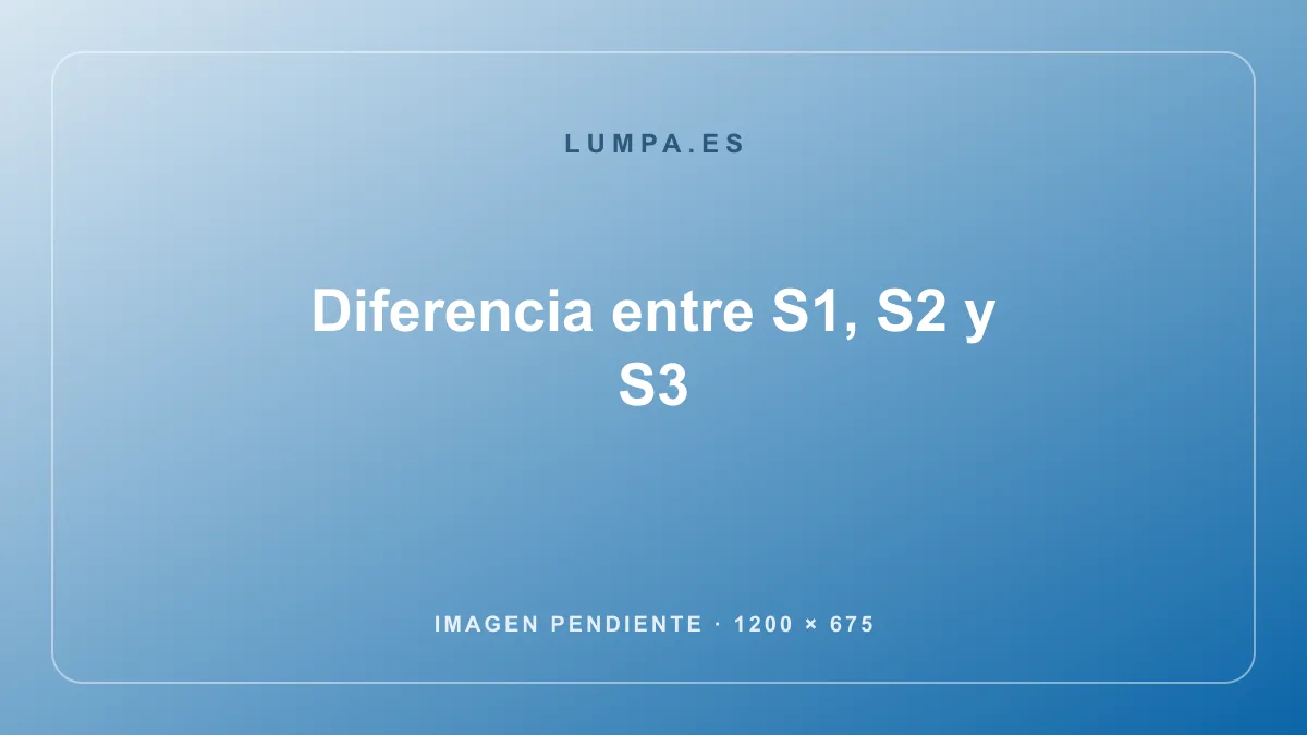 Diferencia entre S1, S2 y S3: qué categoría necesita cada puesto