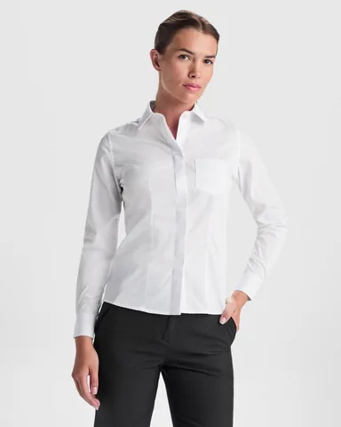 Camisa SOFIA L/S de Roly WRK para hostelería