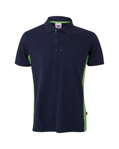 Polo bicolor 105504 de Velilla para taller mecánico